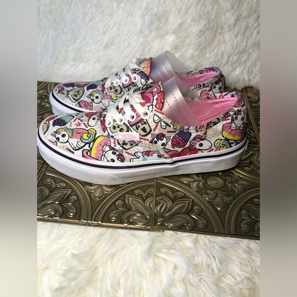 Vans Unicorn Print Kids Sneakers size 2 - Picture 4 of 16